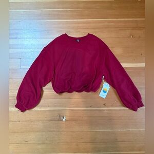 Vuori Sedona Bubble Crew Strawberry Size Small